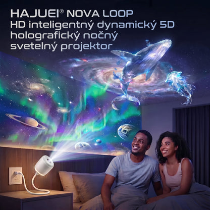 🦈 Posledný deň akcie! 🐋 – HAJUEI® Nočný projektor – Inteligentný holografický projektor hviezd 5️⃣