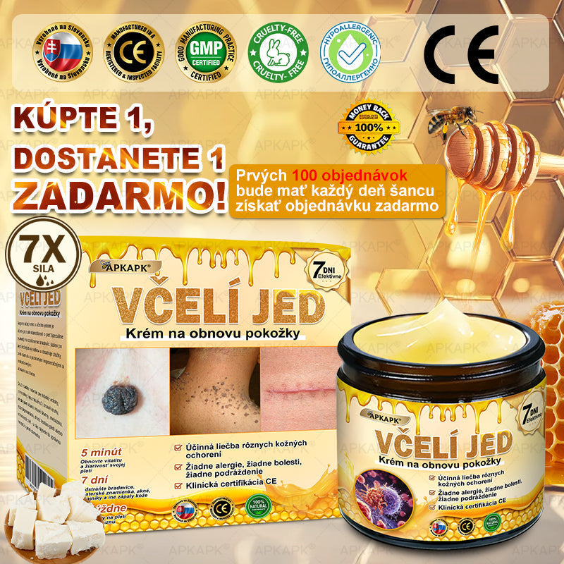 🎄APKAPK® Včelí jed regeneračný krém na pokožku 🔥 Vyvinuté na Slovensku, vyrobené a dodávané zo Slovenska