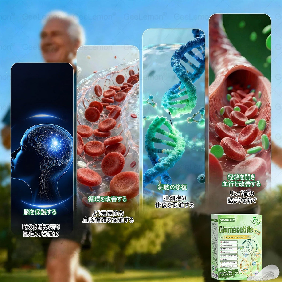 内臓脂肪対策サポート 👨‍⚕️👩‍⚕️GeeLemon®＆NAD+ 8-in-1 ナノ強化フォーミュラ — 肥満、肌のたるみ、糖尿病、睡眠時無呼吸症候群、関節の悩み、その他健康上の懸念にアプローチ🛍️