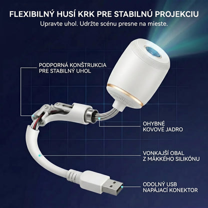 🦈 Posledný deň akcie! 🐋 – HAJUEI® Nočný projektor – Inteligentný holografický projektor hviezd 5️⃣