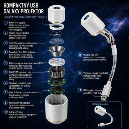 🦈 Posledný deň akcie! 🐋 – HAJUEI® Nočný projektor – Inteligentný holografický projektor hviezd 5️⃣