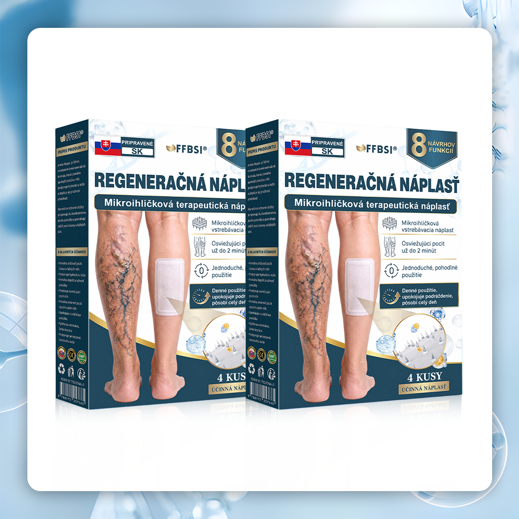🎉 IBA DNES – VÝNIMOČNÁ PONUKA! 🔥 Pridajte ďalšie balenie náplastí na starostlivosť o nohy FFBSI® a získajte AŽ 50 % ZĽAVU! ✨ ⭐ Viac náplastí – pohodlnejšie pokračovať v pravidelnej starostlivosti o nohy! 💚 ⏰ Nepremeškajte – ponuka platí obmedzený čas!