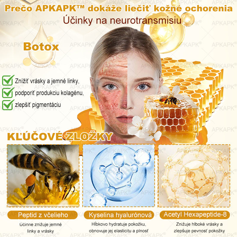 🎄APKAPK® Včelí jed regeneračný krém na pokožku 🔥 Vyvinuté na Slovensku, vyrobené a dodávané zo Slovenska