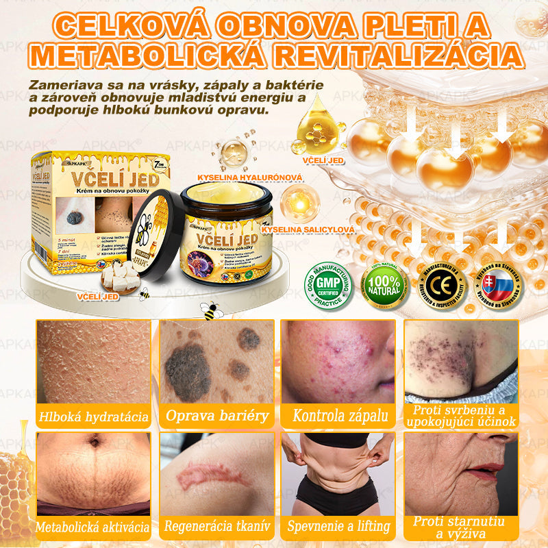🎄APKAPK® Včelí jed regeneračný krém na pokožku 🔥 Vyvinuté na Slovensku, vyrobené a dodávané zo Slovenska